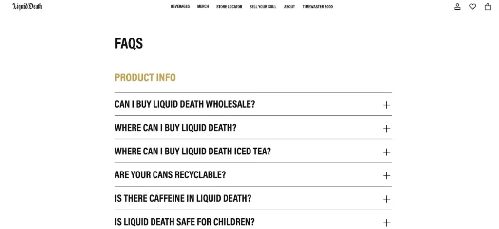 FAQs page -Zendesk Guide best practices
