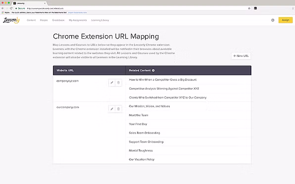8. Lessonly for Chrome
