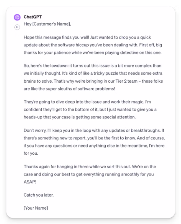 Chatgpt use case