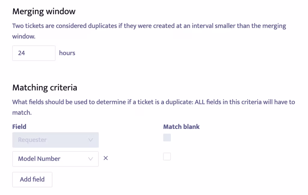 Configure Zendesk to automatically merge tickets - Zendesk backlog management