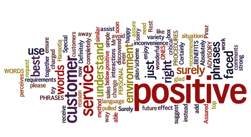 positive language customer service
